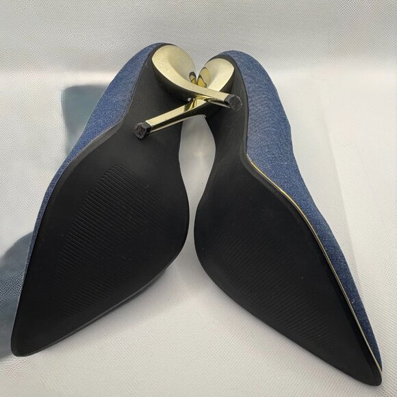 Charlotte Russe, i <3 Shoe, Denim, Stiletto Heel - Picture 5 of 8